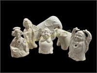 Six Porcelain and Ceramic Figural Objects