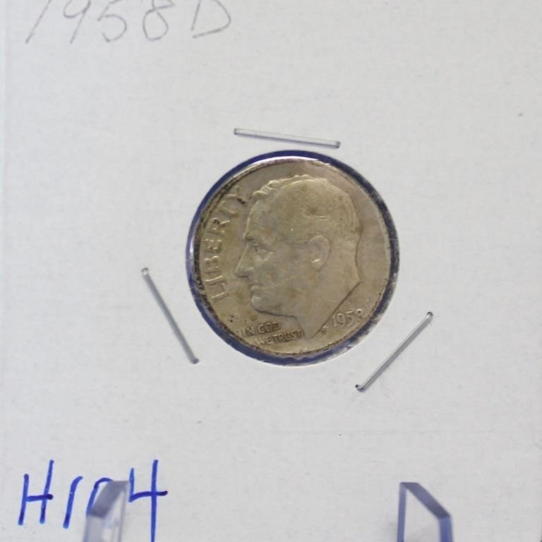 1958 D Roosevelt Dime