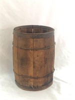 Vintage Wooden Barrel Nail Keg