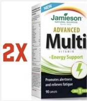 2x Advanced Multivitamin & Energy Support