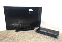 Sony Blue Ray Player & 32" TV & Remote