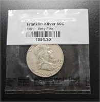 1961 Franklin Half Dollar