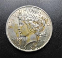1923 P Peace silver dollar