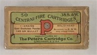 Peters Cartridge Co. .38 S&W Box