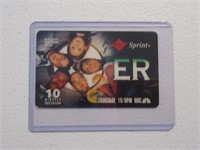 1995 SPRINT ER 10 MINUTES FREE CALLING CARD