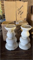 Ceramic pilar holder 7" still in boxes some may