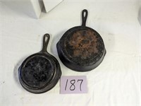 Pair of Cast Iron Frying Pans