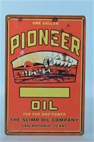 Pioneer Oil Metal Sign