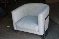 New Grey fabric accent chair