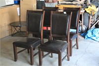 set of 4 dining chairs