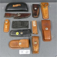 Assorted Folding Knife Holders / Sheaths