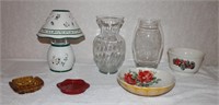 Pfaltzgraff Lamp, Vases, Bowls, etc