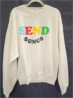 Mad Happy "Send Songs" pullover sweater