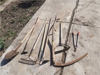 Garden tools.