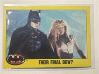 1989 DC Batman Card #169 Their Final Bow!