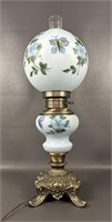 Vintage Hand Painted Banquet Lamp