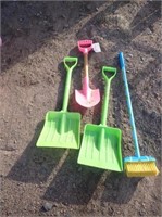 Childrens' Brooms & Shovel