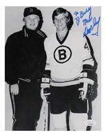 Don Cherry Signed Bruins 8x10 Photo Inscribed "To