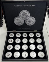 (20) 1oz SILVER AUSTRALIAN COINS