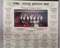 1990 Lyons-Decatur Wall Calendar Advertising