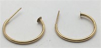 Pair Of 14k Gold Earrings