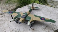 WWII Model Airplane 13.5" x 10.5"