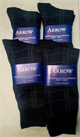 12 PAIRS ARROW MEN'S DRESS SOCKS - 8-12