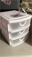 small 3 drawer sterilite container