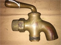 Large solid Brass petroleum valve