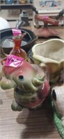 Hall pottery Parrot planter