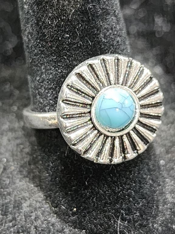 Native Kansas Sunflower Ring