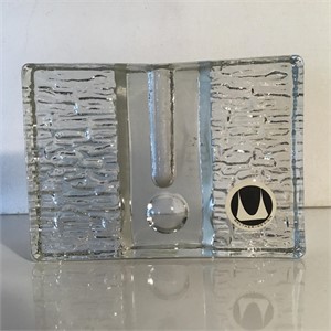 WALTHER DESIGN MID CENTURY GLASS VASE