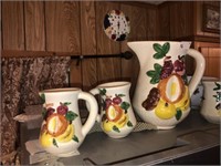 Ceramic Pitcher ~ Cups & Decor