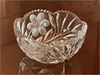 lead glass crystal bowl