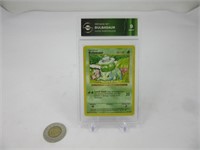 Bulbasaur 1999, carte Pokémon gradée TGA 9