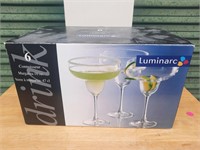 6 Luminarc Margarita Glasses