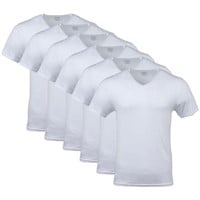 Size Medium Gildan Mens V-Neck T-Shirts,