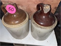 (2) Jugs (1 Damaged)