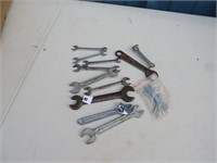Wrench lot with some Craftsman