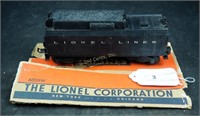 Lionel Post Ware 6026 W Whistle Coal Tender Car