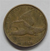 1858 Flying Eagle Cent - Large Letters