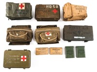 WWII - VIETNAM WAR US ARMY FIRST AID KITS