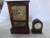 Pair of Early 8 Day Clocks