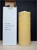 9 ivory LED candles