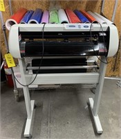 U.S. Cutter Vinyl Machine with Vinyl