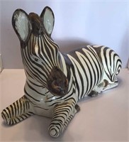 Large Porcelain Zebra