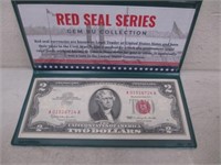 3 Gem BU Red Seal Bank Notes - 1963 $2,