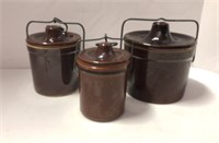 Stoneware Canisters