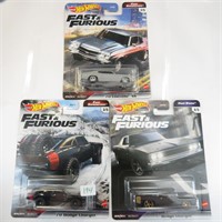 (3) Fast and Furious Hot Wheels