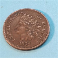 1878 Full Liberty Indian Head Cent
